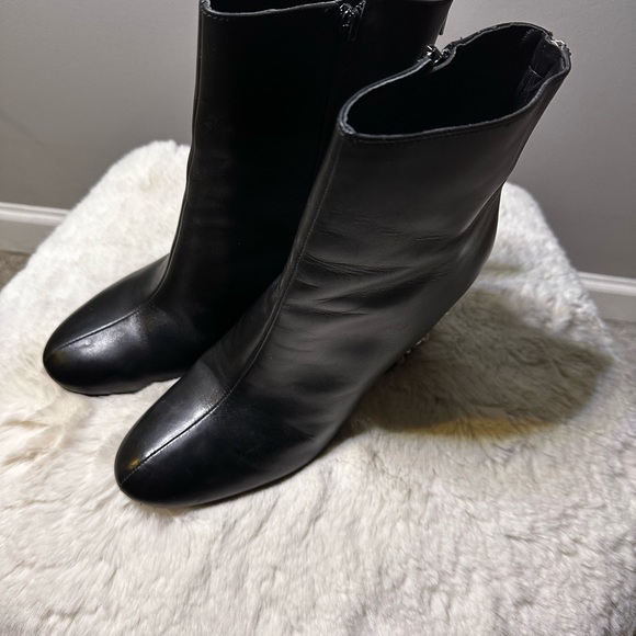 Ivanka Trump pearl studded leather bootie - Picture 9 of 11